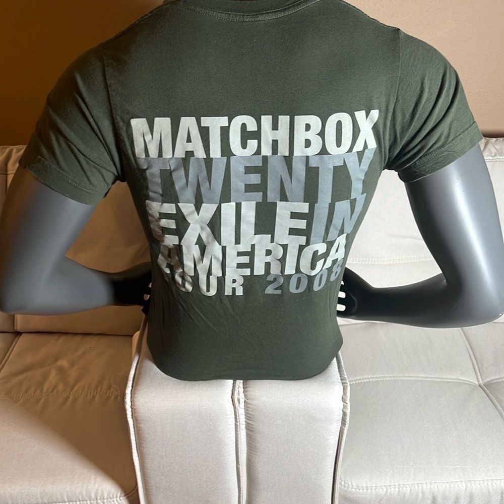 Matchbox Twenty Anvil Men’s “Exile in America” 2008 Band T-Shirt Size Small